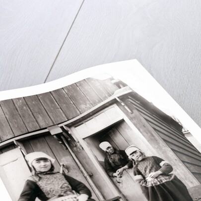 Girls in traditional dress, Marken Island, Netherlands by James Batkin