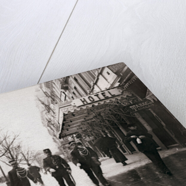 Guards on the street, Brussels by James Batkin