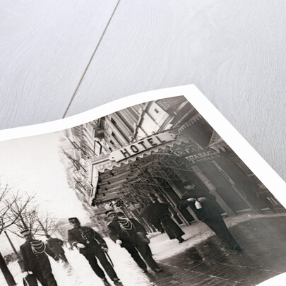 Guards on the street, Brussels by James Batkin