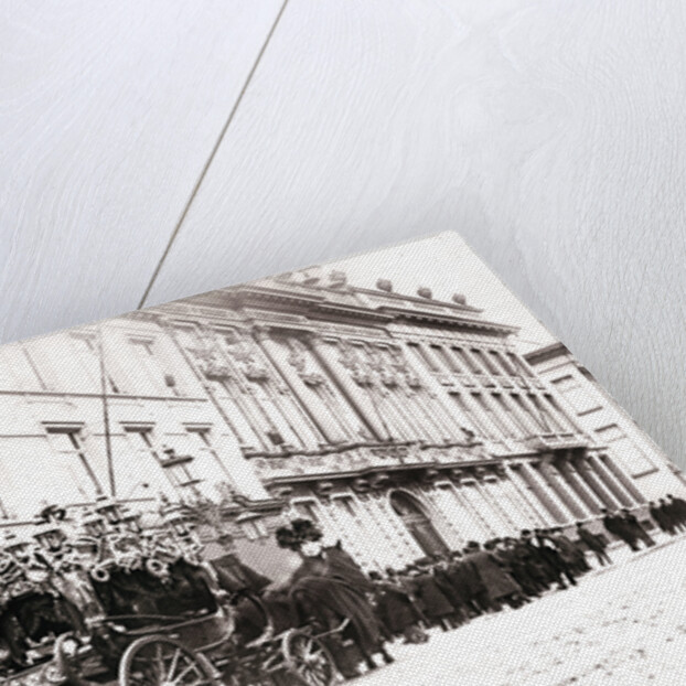 Horse-drawn hearse, Antwerp by James Batkin