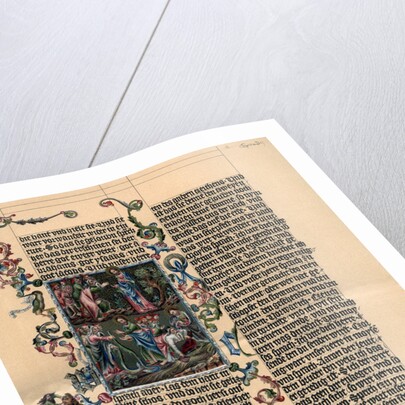 A page from the Wenzel Bible by Anonymous