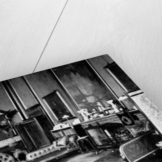 The Red Drawing Room in the Speaker's House, Palace of Westminster, London by Anonymous