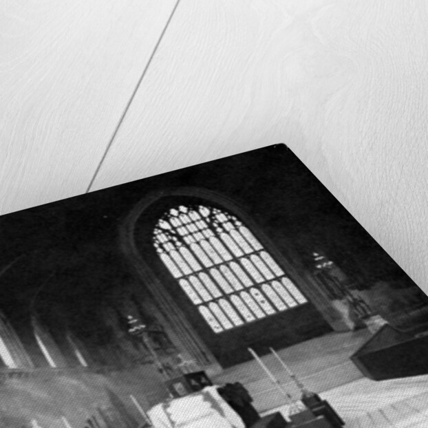 The lying in state of William Gladstone, Westminster Hall, London by John Benjamin Stone