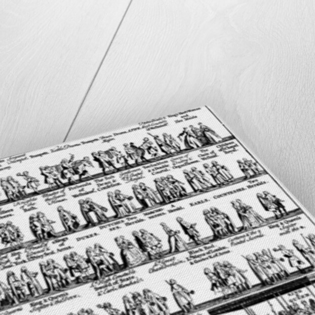 The coronation procession of George II by Anonymous