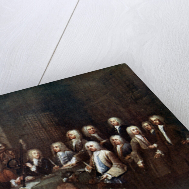 A Committee of the House of Commons at the Fleet Street Prison, London by Anonymous