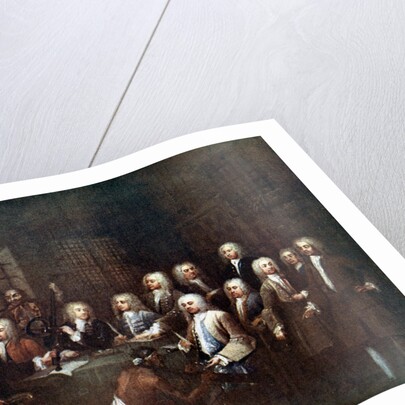 A Committee of the House of Commons at the Fleet Street Prison, London by Anonymous