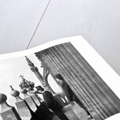 Gallery above the clock face, Big Ben, Palace of Westminster, London by Anonymous