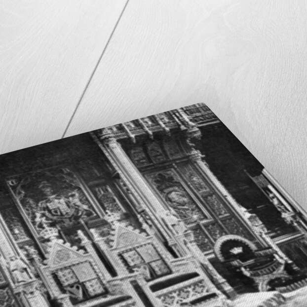 The Royal Throne, House of Lords, Westminster by John Benjamin Stone