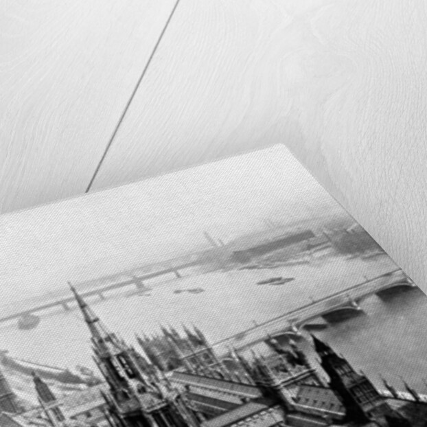 The Houses of Parliament, as seen from Victoria Tower, Westminster, London by Anonymous