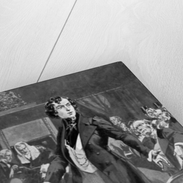 Disraeli's first speech in the House of Commons by Anonymous