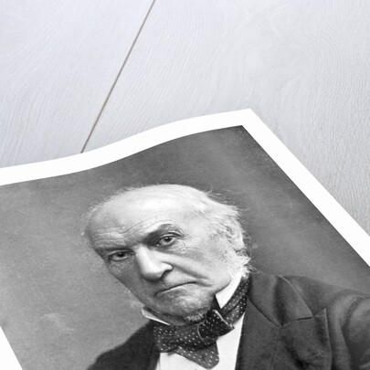 William Ewart Gladstone, 19th century British Liberal statesman and prime minister by London Stereoscopic & Photographic Co