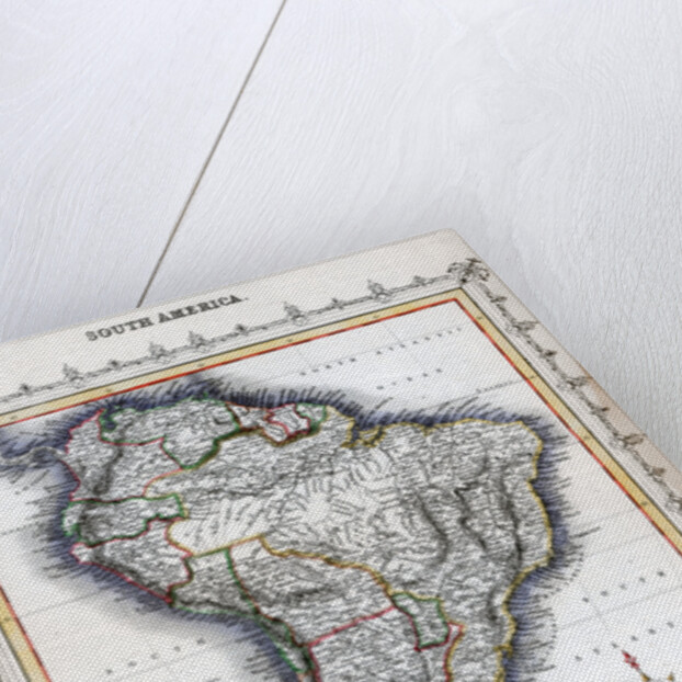 Map of South America by Anonymous