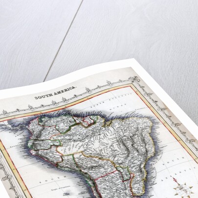 Map of South America by Anonymous