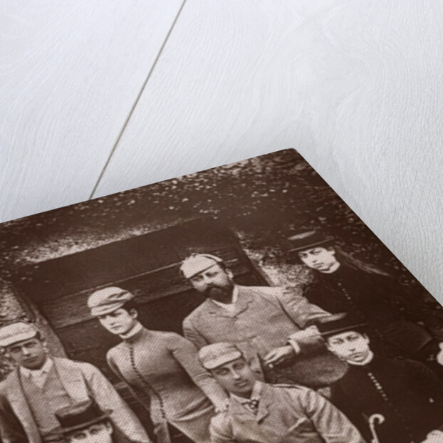 The Prince and Princess of Wales in shooting dress by Russell & Sons