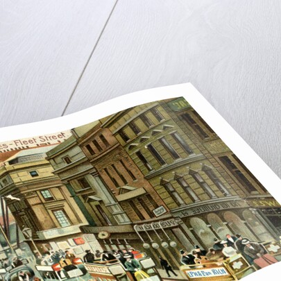 Views of Capitals: Fleet Street, London by Anonymous