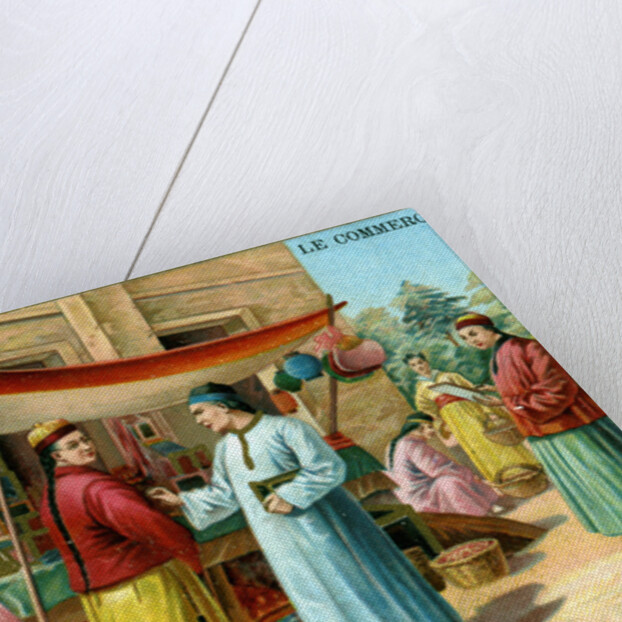 A bazaar in China by Anonymous