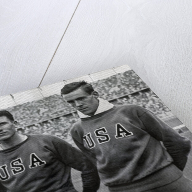 Robert Clark, Glenn Morris, John Parker, American decathletes, Berlin Olympics by Anonymous