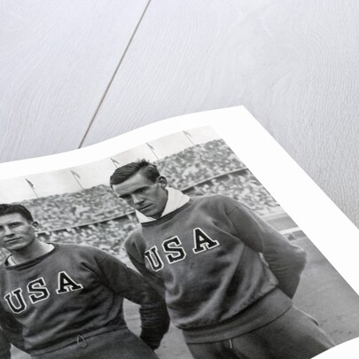 Robert Clark, Glenn Morris, John Parker, American decathletes, Berlin Olympics by Anonymous