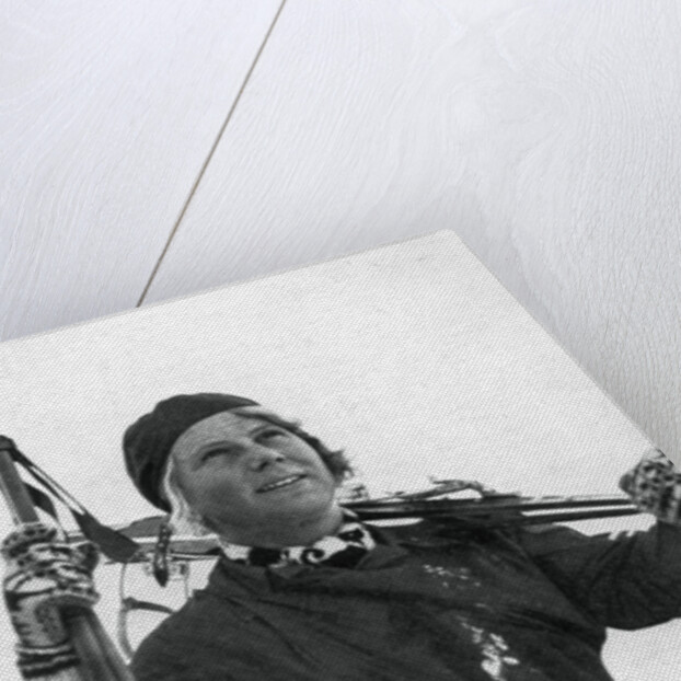 Laila Schou-Nilsen, Norwegian skier, Winter Olympic Games, Garmisch-Partenkirchen, Germany by Anonymous