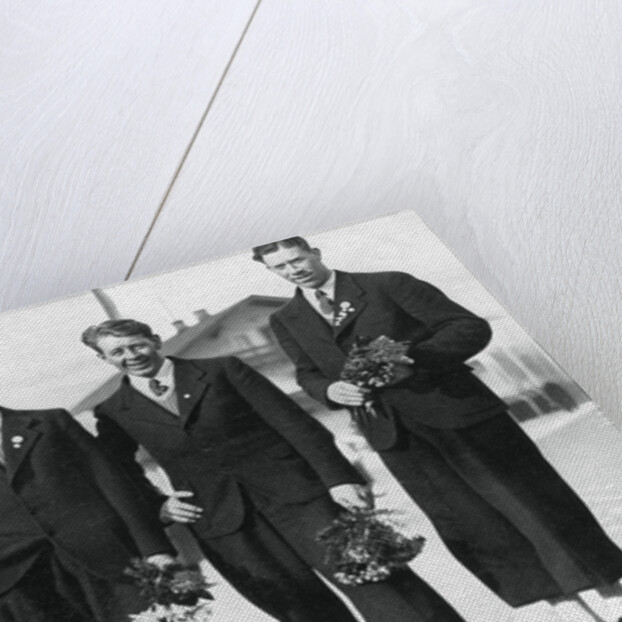 Swedish cross-country ski team, Winter Olympic Games, Garmisch-Partenkirchen, Germany by Anonymous