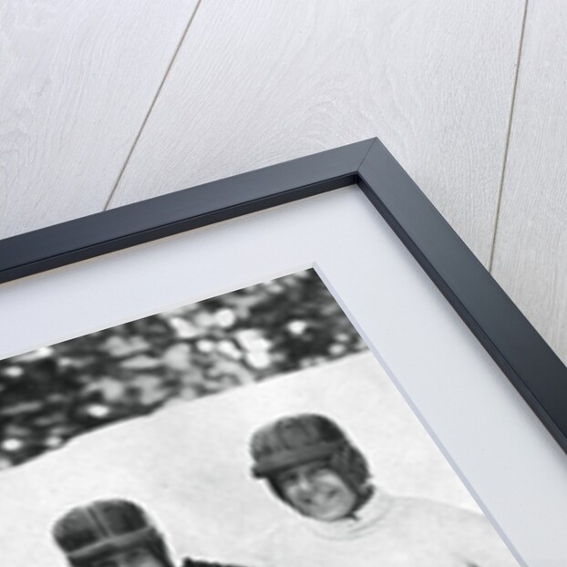 Swiss four man bobsleigh team, Winter Olympic Games, Garmisch-Partenkirchen, Germany by Anonymous