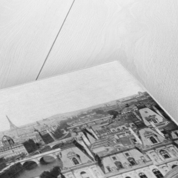 Panorama of Paris, France by John L Stoddard