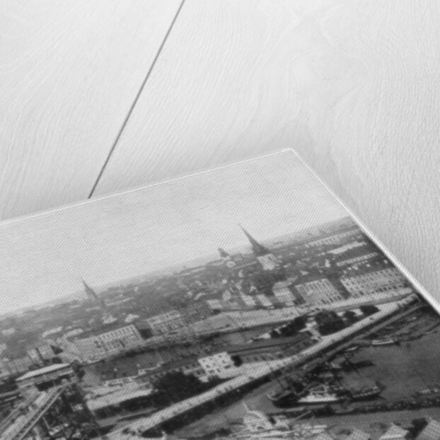 Panorama of Stockholm, Sweden by John L Stoddard