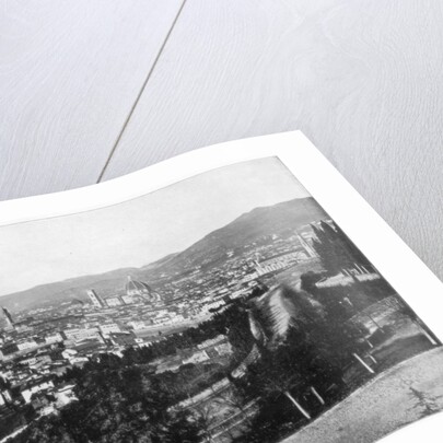 Panorama of Florence, Italy by John L Stoddard