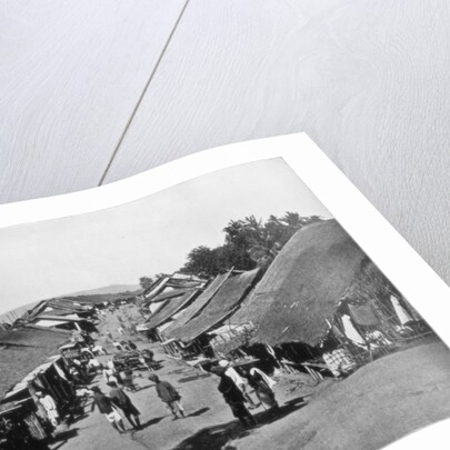 Village near Calcutta, India by John L Stoddard