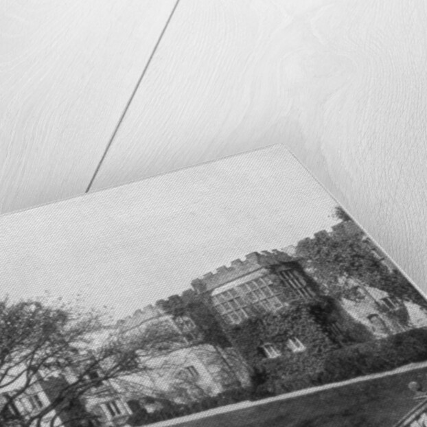 Haddon Hall near Bakewell, Derbyshire, England by John L Stoddard