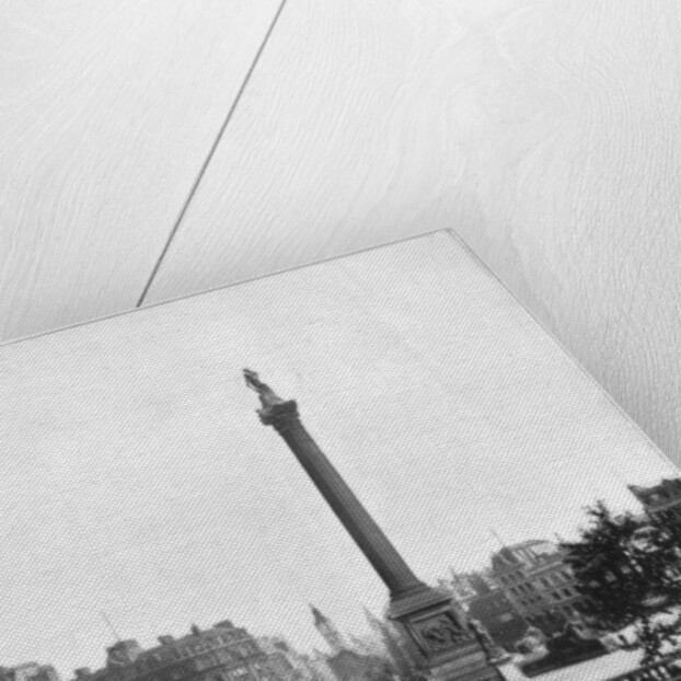 Trafalgar Square, London by John L Stoddard