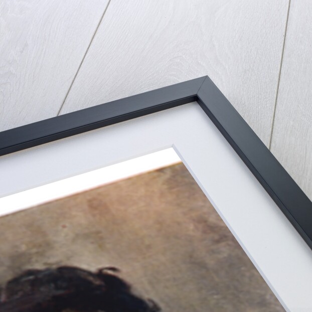 Study of an Italian girl's head by J Muntz