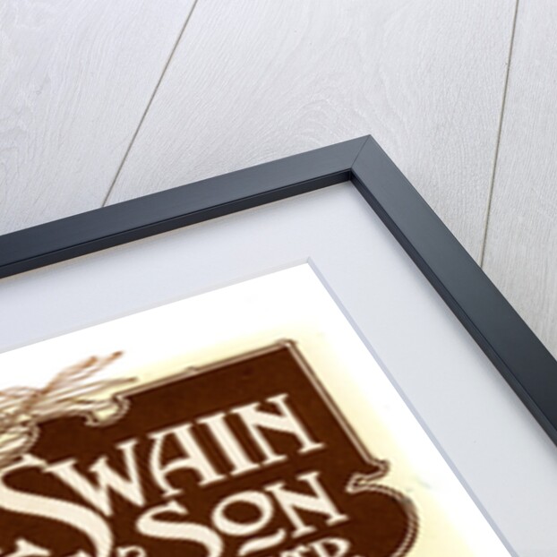Advertisement for John Swain & Son, printers by John Swain & Son