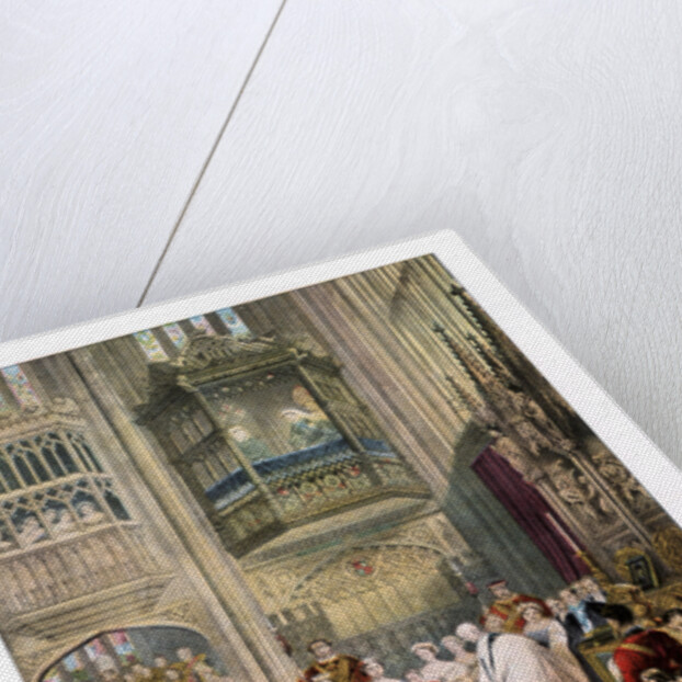 Princess Alexandra's and Prince Edward's wedding, St Georges Chapel at Windsor by Robert Dudley