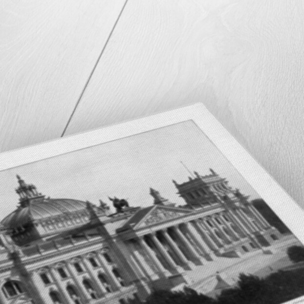 The Reichstag in the late 19th century by Anonymous