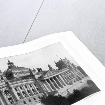 The Reichstag in the late 19th century by Anonymous