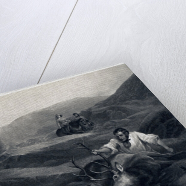 Prince Albert stag hunting by Edwin Henry Landseer