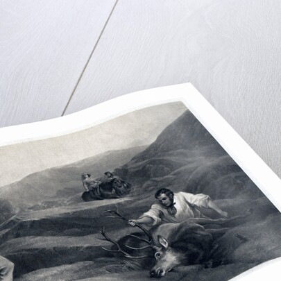 Prince Albert stag hunting by Edwin Henry Landseer