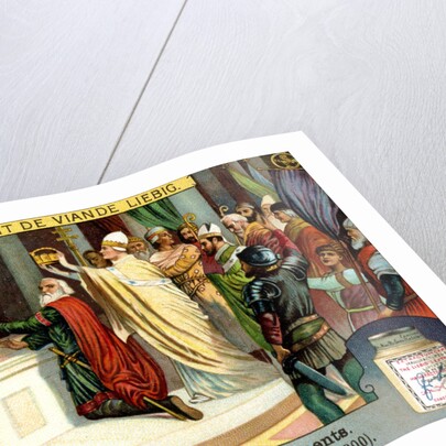 The Crowning of Charlemagne in Rome 800 by Anonymous