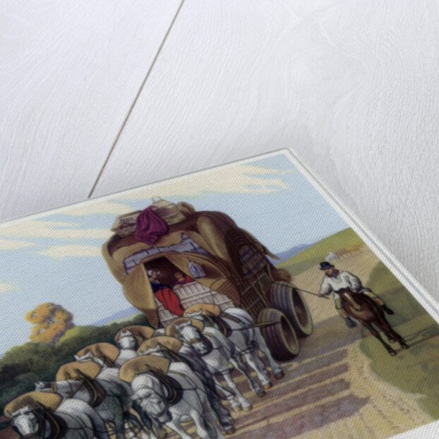 Road Haulage in 1790 by J Baily