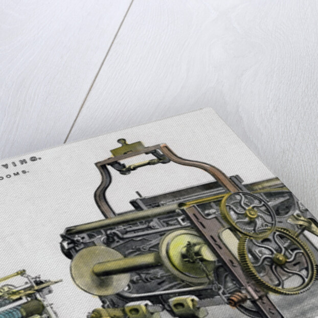 Weaving looms by Anonymous