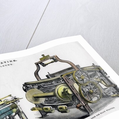 Weaving looms by Anonymous