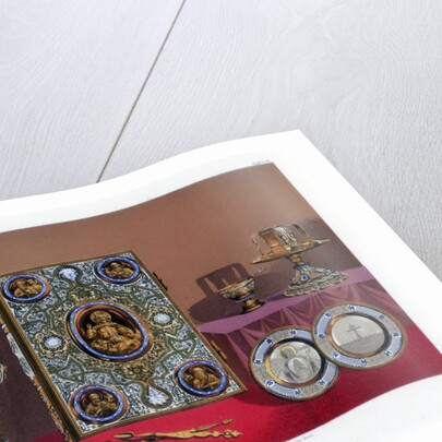 A Gospel Cover and Ecclesiastical Plate by John Burley Waring