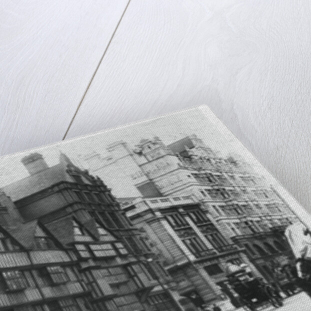 'Old Houses in Holborn', London by Anonymous