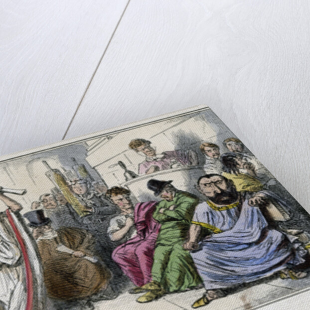 Cicero denouncing Cataline by John Leech