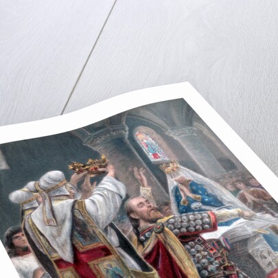 The taking of the oath by Edward the Confessor, Winchester by Anonymous