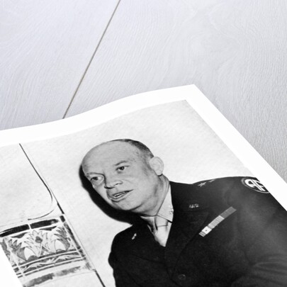 General D D Eisenhower, American soldier and politician by Anonymous