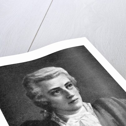 Wolfgang Amadeus Mozart, (1756-1791), composer by Anonymous