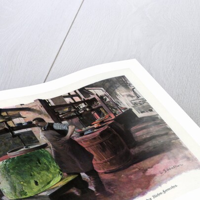 Lens manufacture, Paris World Exposition by L Sabattier