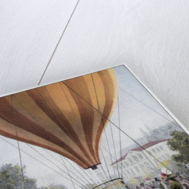 Joseph Louis Gay-Lussac's hot air balloon ascent, Paris, September 1804 by Anonymous